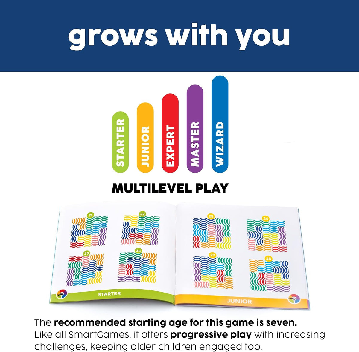 IQ Flow 1 Player Logic Game by Smart Games 7+