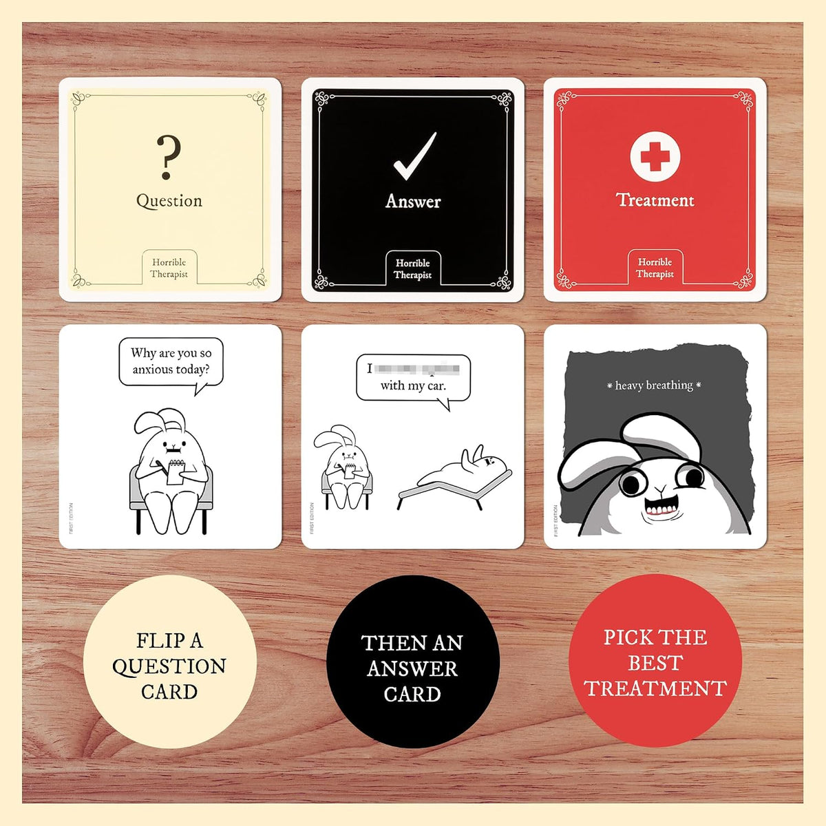 Horrible Therapist by Exploding Kittens 18+