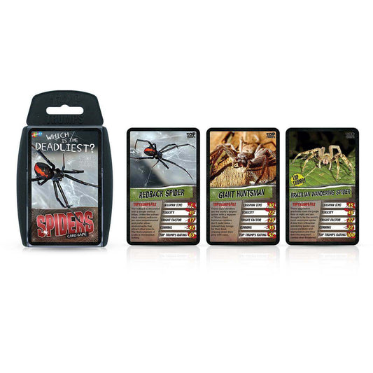 Top Trumps Spiders Card Game 6+