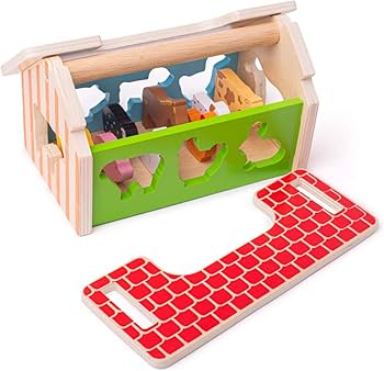 Farmhouse Sorter 12m+ by Big Jigs Toys