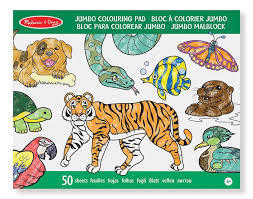 Jumbo Colouring Pad Animals by Melissa and Doug 14200
