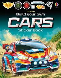 Build your own Cars Sticker Book by Usborne 3+