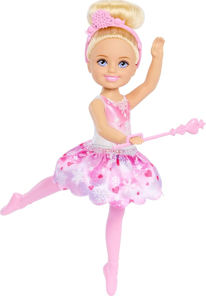 Barbie in the Nutcracker Chelsea Snowfairy Blonde Doll by Mattel 3+