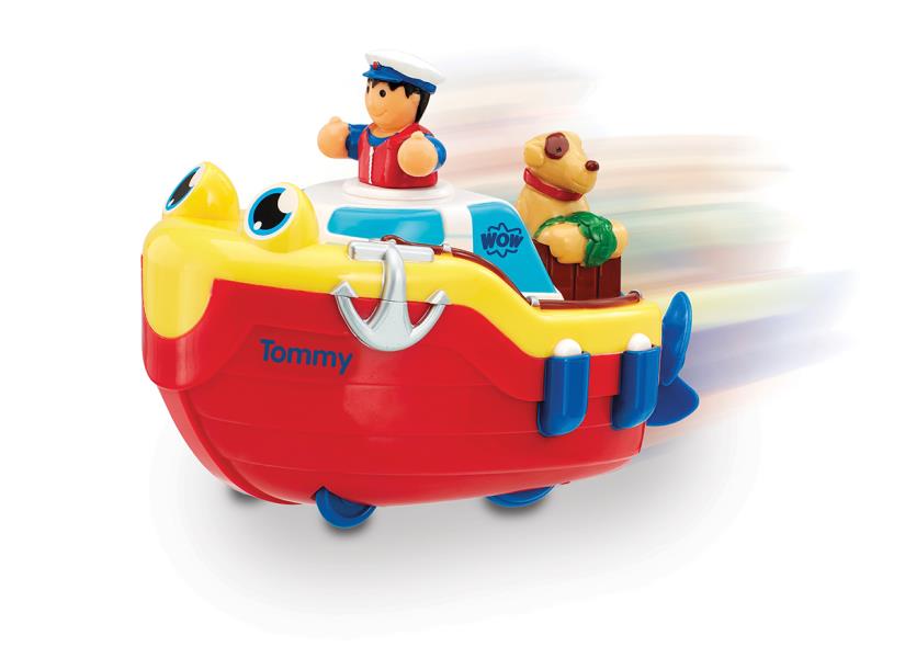 Tommy Tug Boat with Wind Up Motor by WOW Toys 1-5 years