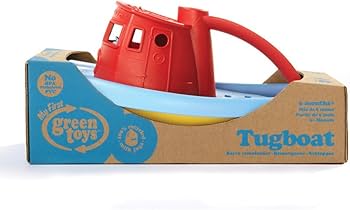 Eco Tugboat (Red) by Green Toys 6m+ Recycled Plastic Range