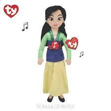 Mulan TY Beanie With Sound 40cm Medium Princess Disney Character
