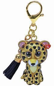 Sterling The Leopard TY Mini Boo Key Clip TY Beanie DOB May 21