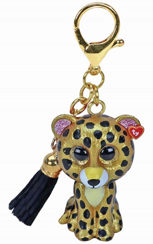 Sterling The Leopard TY Mini Boo Key Clip TY Beanie DOB May 21