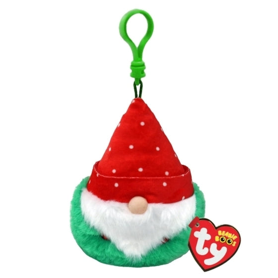Topsy The Gnome With Red Hat Key Clip Ty Beanie DOB December 23