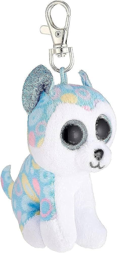 Helena The Husky Key Clip Ty Beanie Soft Toy Plush DOB May 29