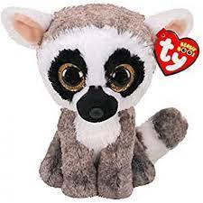 Linus the Lemur 15cm Ty Beanie Soft Toy Date of Birth October 24