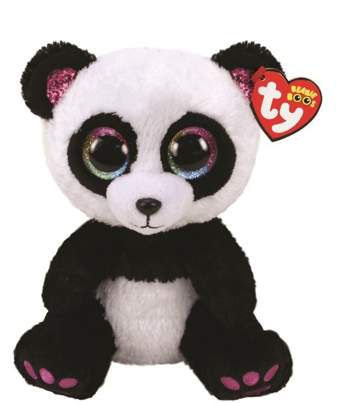 Paris The Panda 15cm Ty Beanie Boos Soft Toy Plush DOB March 12