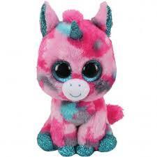 Gumball the Unicorn 15cm Ty Beanie Boos Soft Toy DOB August 13