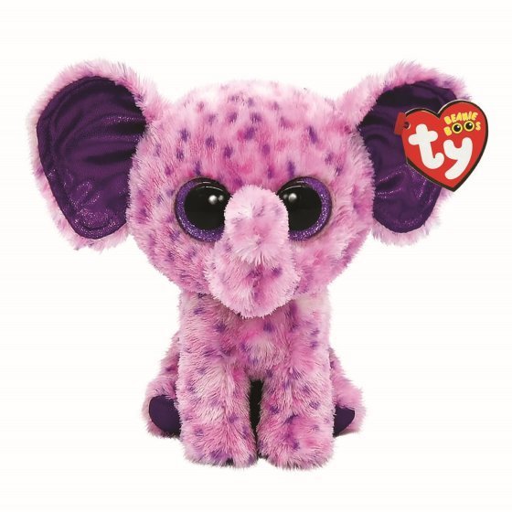 Eva the Purple Elephant Ty Beanie Babies Soft Toy DOB August 6