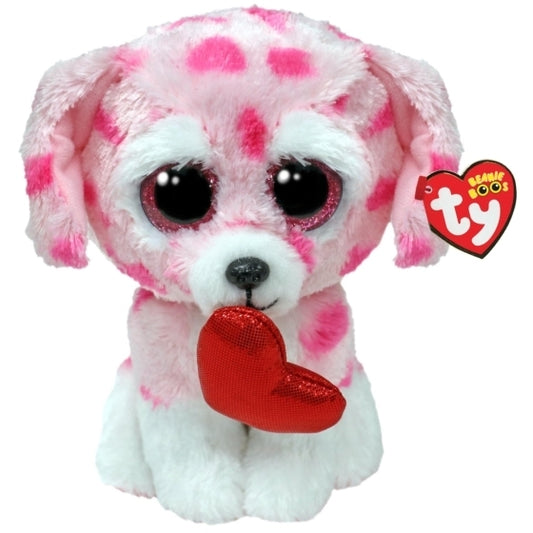 Rory The Pink Dog Ty Beanie Soft Toy DOB January 21