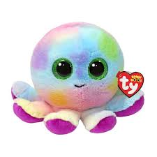 Bubbles The Octopus 15cm Ty Beanie Soft Toy DOB May 27th