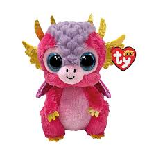 Mia the Dragon 15cm Ty Beanie Soft Toy DOB September 27th
