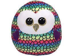 Owen the Owl Squish-A-Boo 35cm Ty Beanie DOB September 12