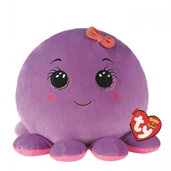 Octavia The Octopus Squish-A-Boo 25cm Ty Beanie DOB Jaunary 11