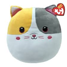 Snuggles the Cat Squish-A-Boo 25cm Ty Beanie Toy DOB November 18th