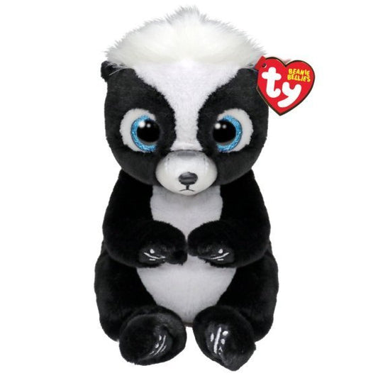 Rukus the Skunk 15cm Ty Beanie Bellies Soft Toy DOB January 13