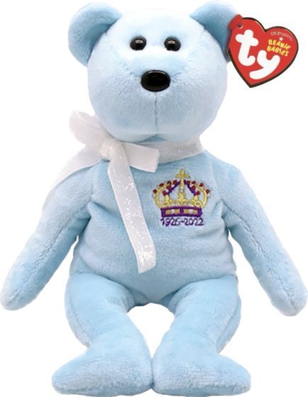 Queen Elizabeth II Ty Beanie Retro Style Classic Soft Toy 41289