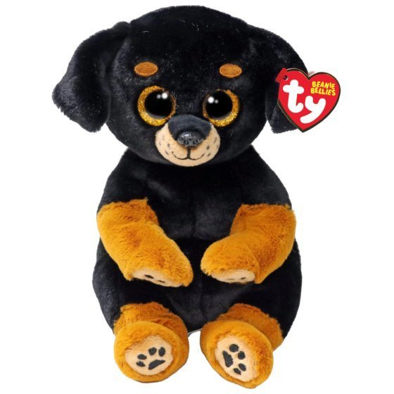 Randi The Rottweiler 15cm Ty Beanie Bellies Soft Toy DOB April 17