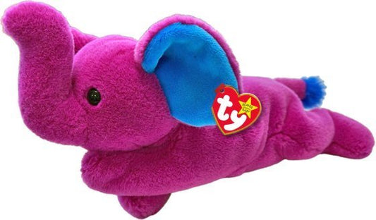 Peanut The Elephant II Original TY Beanie Babie DOB April 25