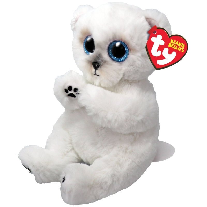 Wuzzy The Polar Bear 15cm Ty Beanie Bellies Toy DOB January 23