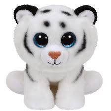 Tundra the White Tiger 15cm TY Beanie Soft Toy DOB November 29