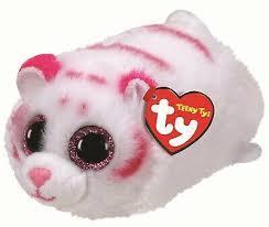 Tabor The Pink Tiger Fluffy Teeny Ty Beanie Toy DOB November 6
