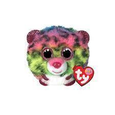 Dotty The Leopard Puffies Balls 8cm Ty Beanie DOB June 16