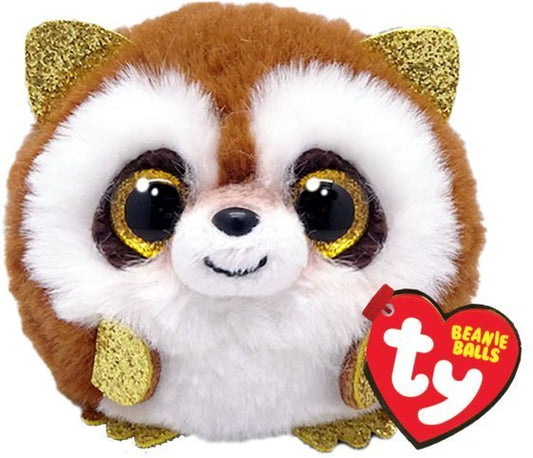 Pickpocket Raccoon 8cm Ty Beanie Puffies Balls DOB February 13