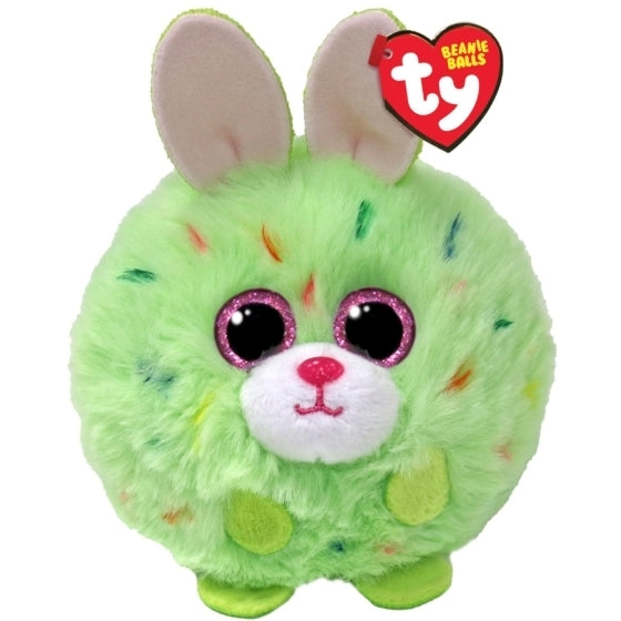 Kiwi The Bunny 8cm Ty Beanie Puffies Balls DOB April 5