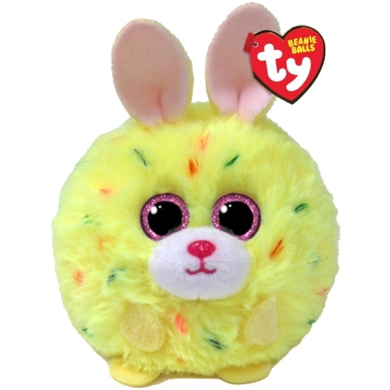 Lemon the Bunny 8cm Ty Beanie Puffies Balls DOB March 5