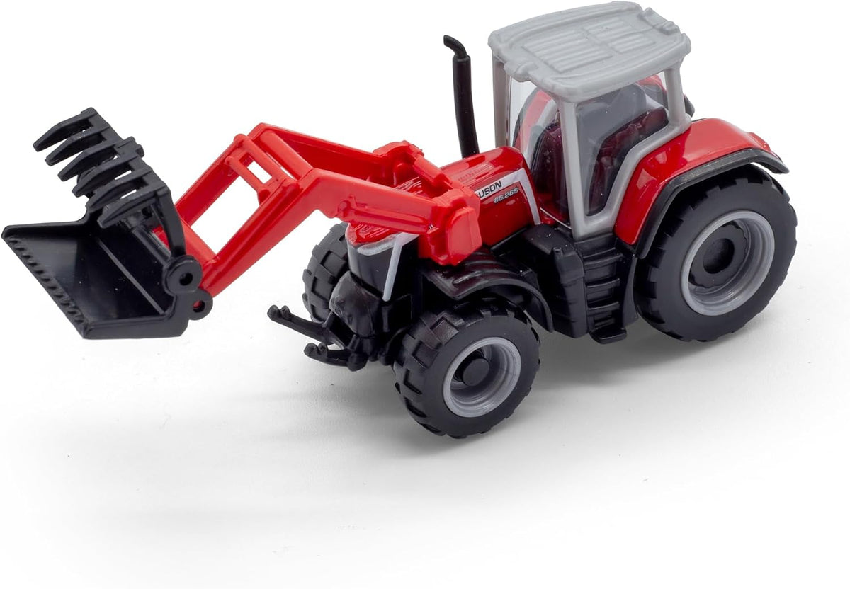 Maisto Mini Work Machines - Massey Fergusson 3'' 8S.265 Tractor with Front Loader 3+