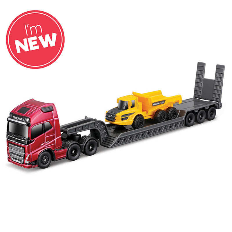 Maisto Volvo Big Hauler Multi Construction Vehicle Gift Set 3+