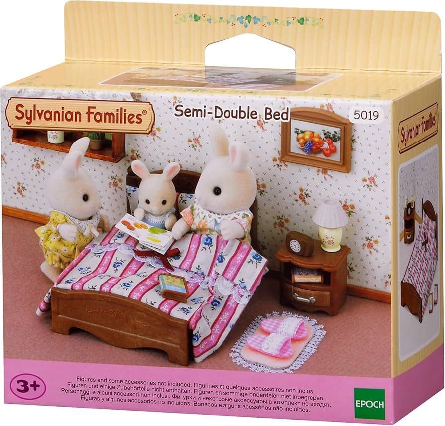 Sylvanian Families Semi-Double Bed Set 5019