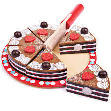 Chocolate Cake BJ627 18m+ By Big Jigs Toys