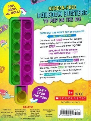 Pop It! Challenge Activity Book by Klutz 6+ Childrens Games