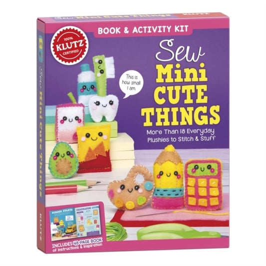 Sew Mini Cute Things Creative Set by Klutz Books 10+ Creative