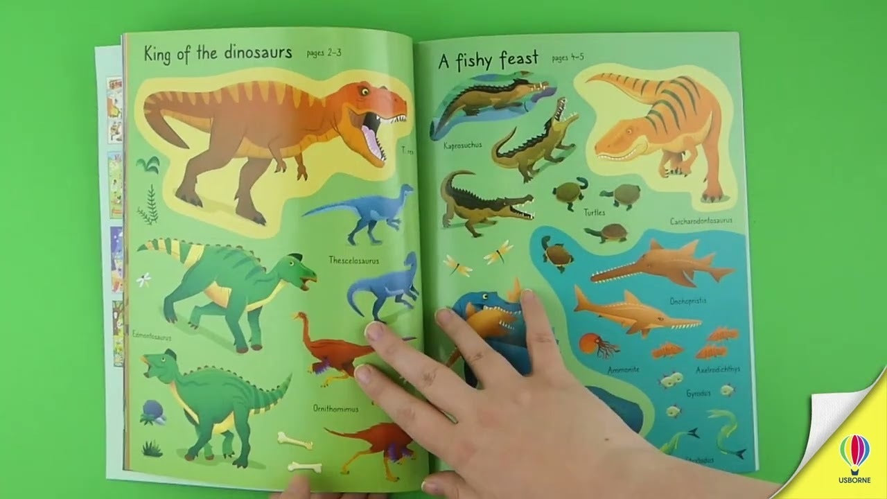 First Sticker Book T. Rex with 150 Sticker by Usborne