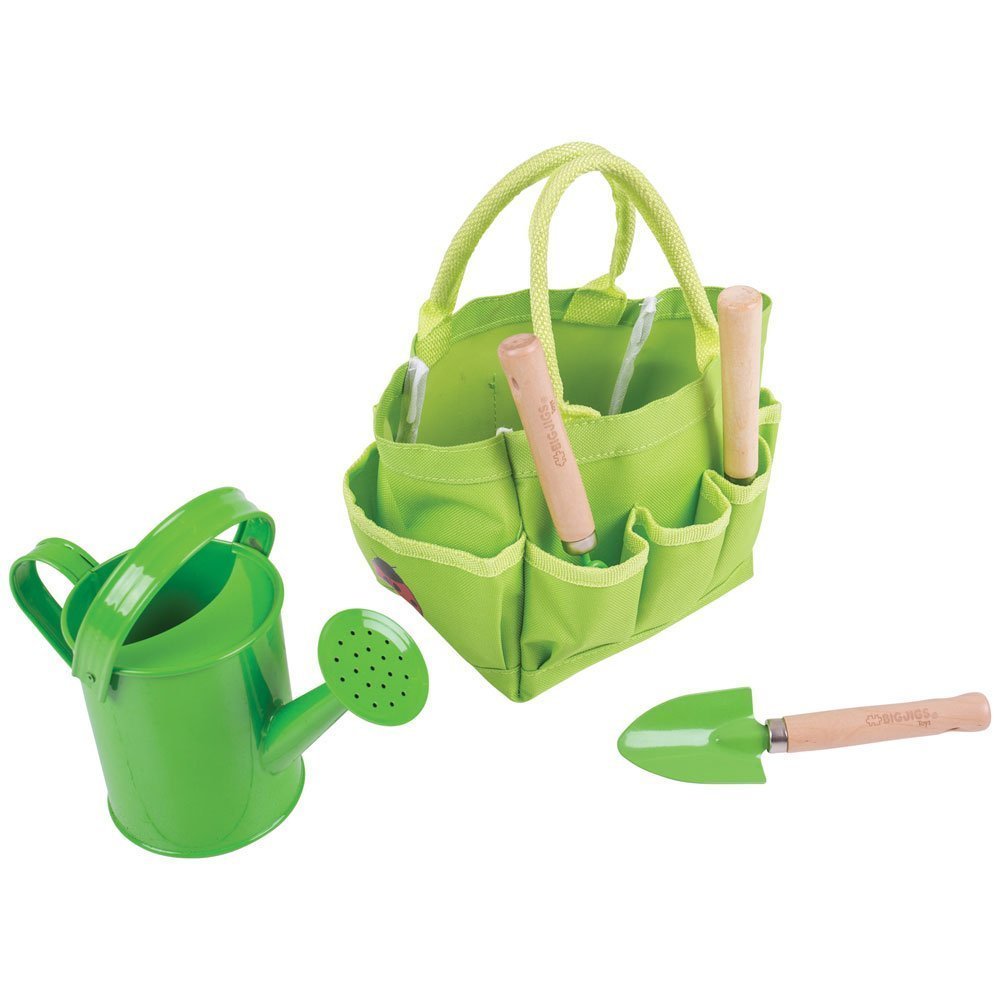 Tote Bag with Set of Gardening Tools by Big JIgs Toys BJ279