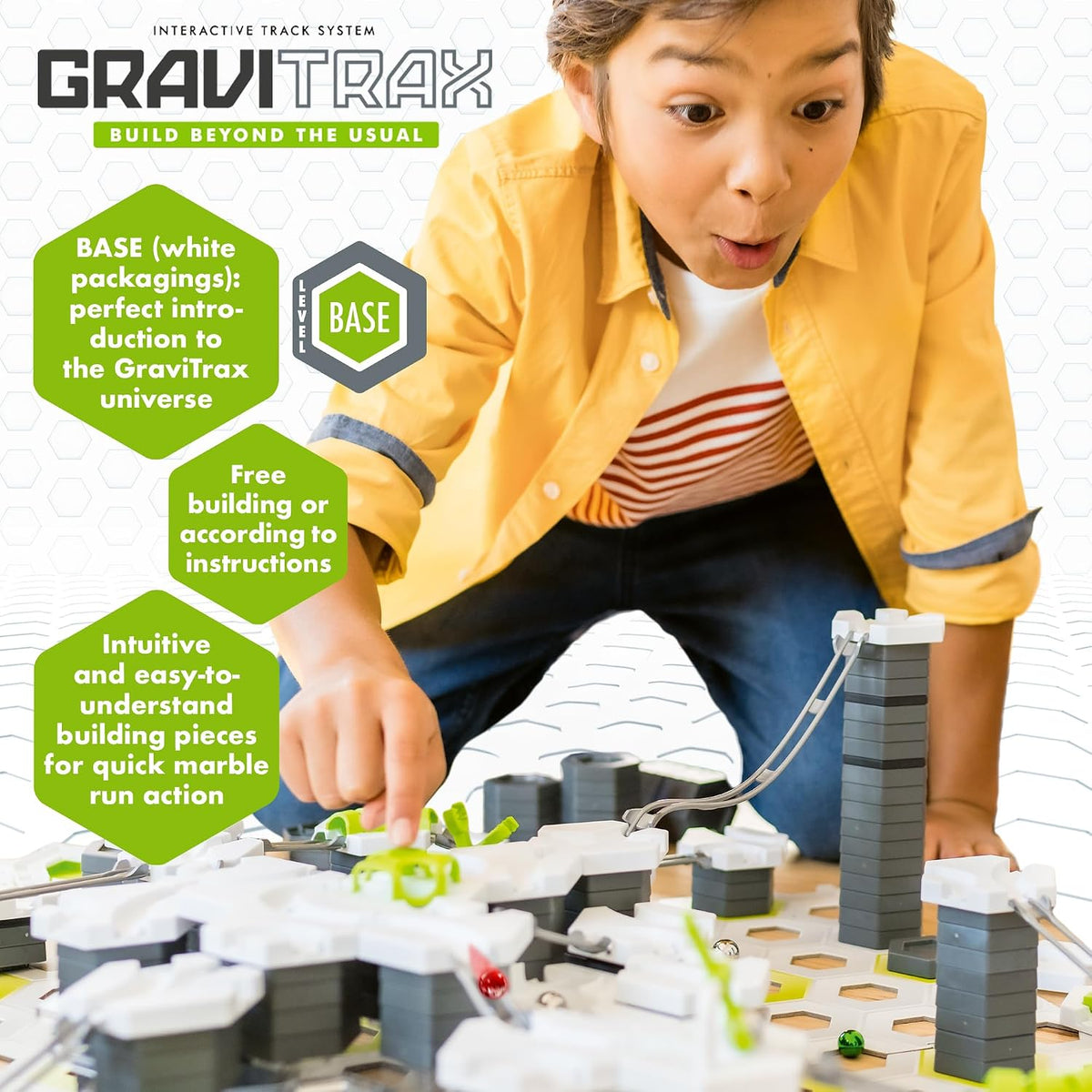 GraviTrax GO Rotative Marble Run 8+