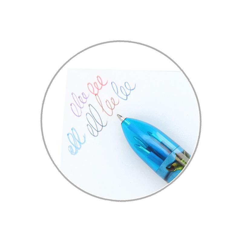 Dino World Multi-pen Ball Pen 6 Colours 411384_A1