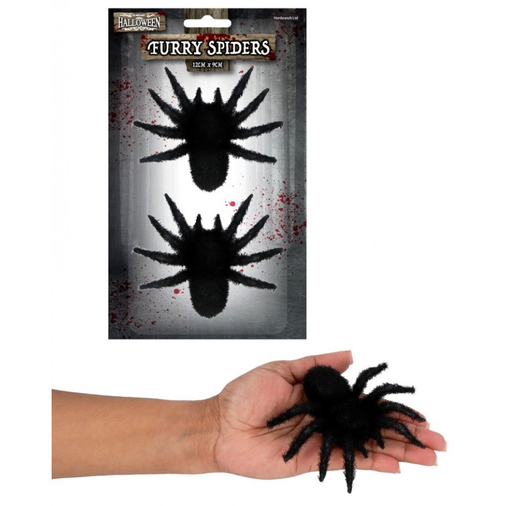 Spiders (Furry) 2-pack 11cm Decoration 3+