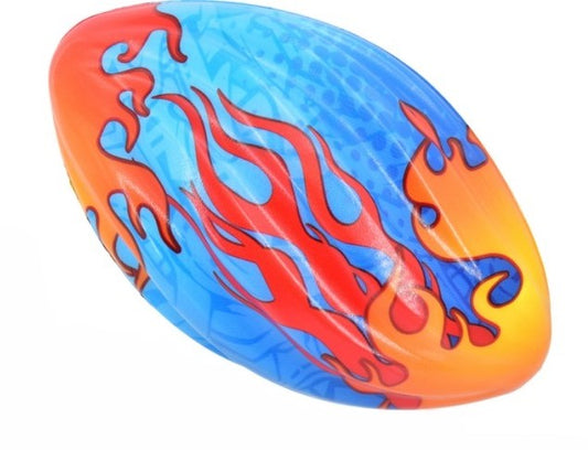 17cm Flame Foam Rugby Ball 3+