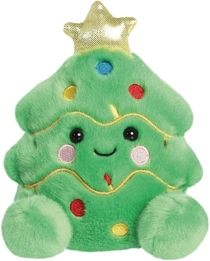 Douglas Christmas Tree Palm Pals 5" Plush Soft Toys by Aurora 0+