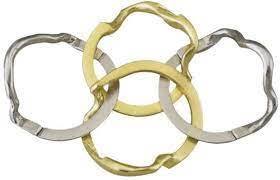 Huzzle Cast - Ring- Metal Puzzle - Level 4, Brain Teaser 8+