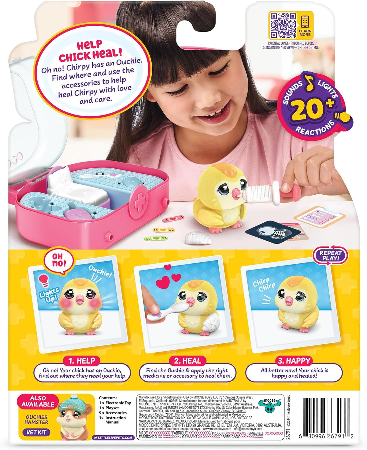Little Live Pets Ouchies Chirpy the Chick 4+